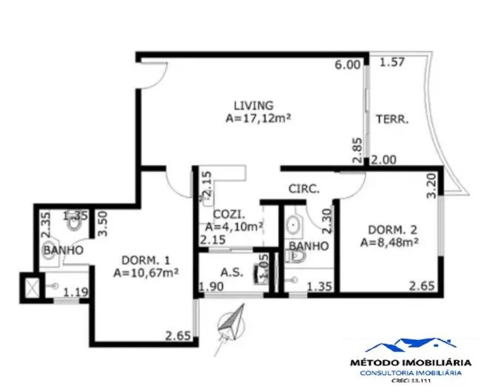 Apartamento, 2 quartos, 60 m² - Foto 6
