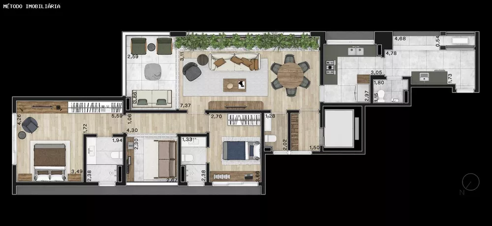 Casa, 3 quartos, 137 m² - Foto 5