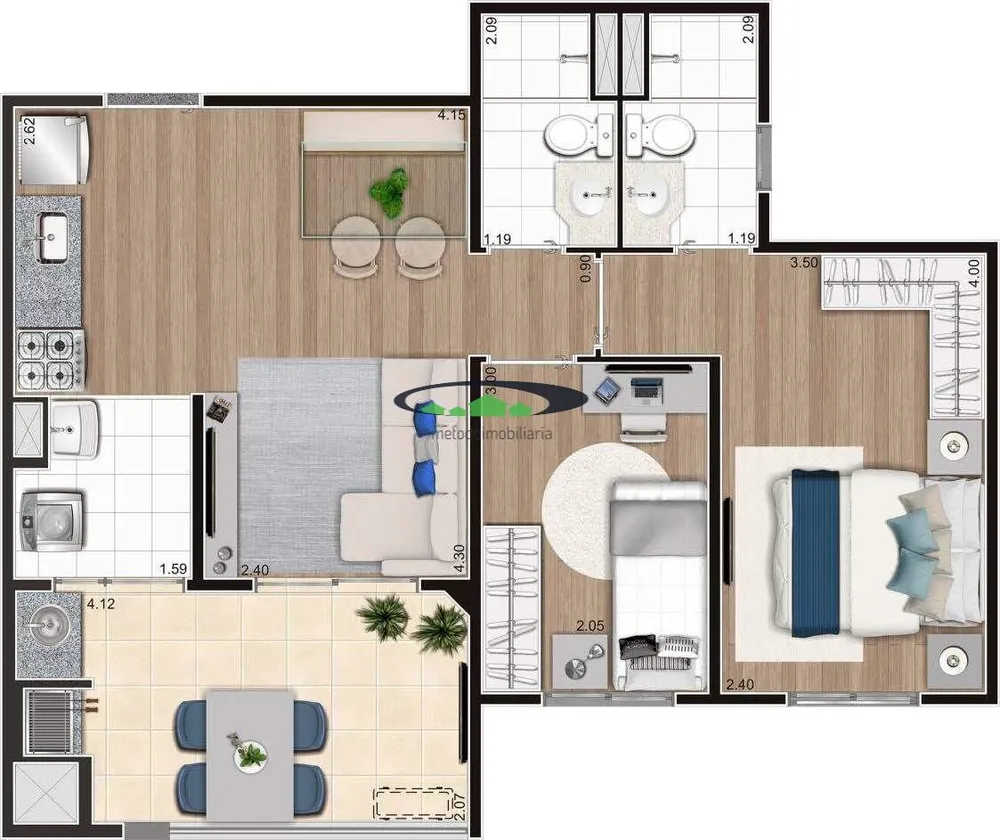 Apartamento, 3 quartos, 67 m² - Foto 11