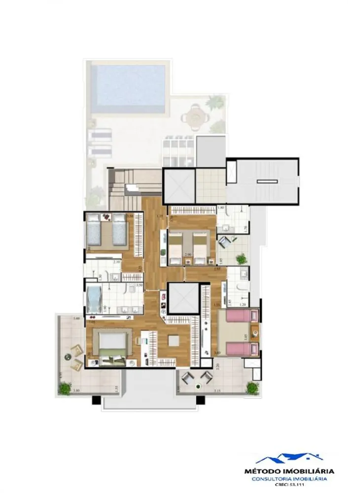 Cobertura, 4 quartos, 366 m² - Foto 1