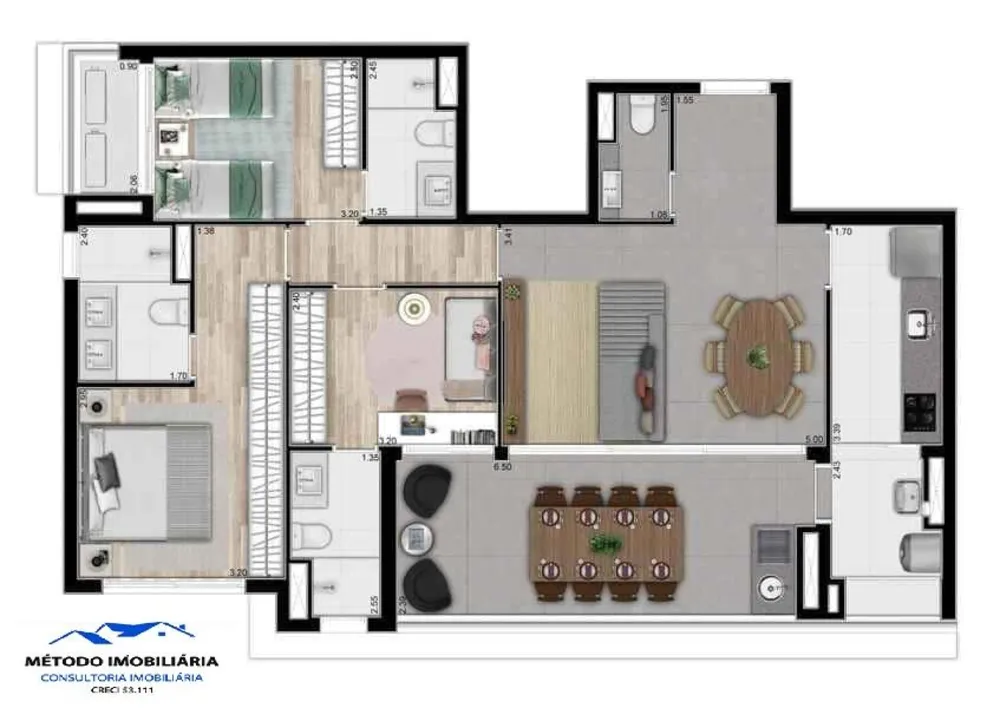 Apartamento, 3 quartos, 110 m² - Foto 8