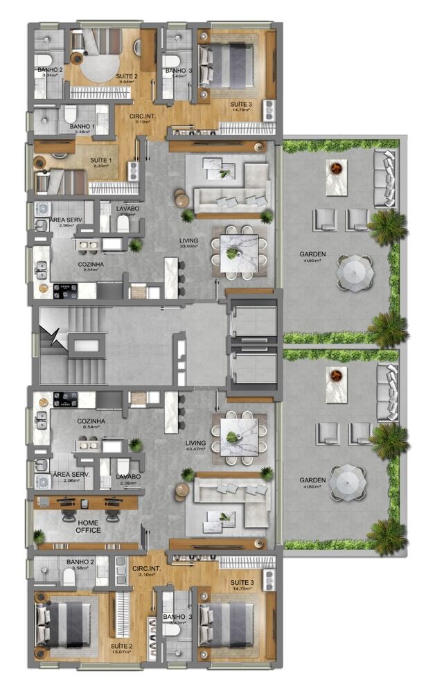 Apartamento, 3 quartos, 110 m² - Foto 3