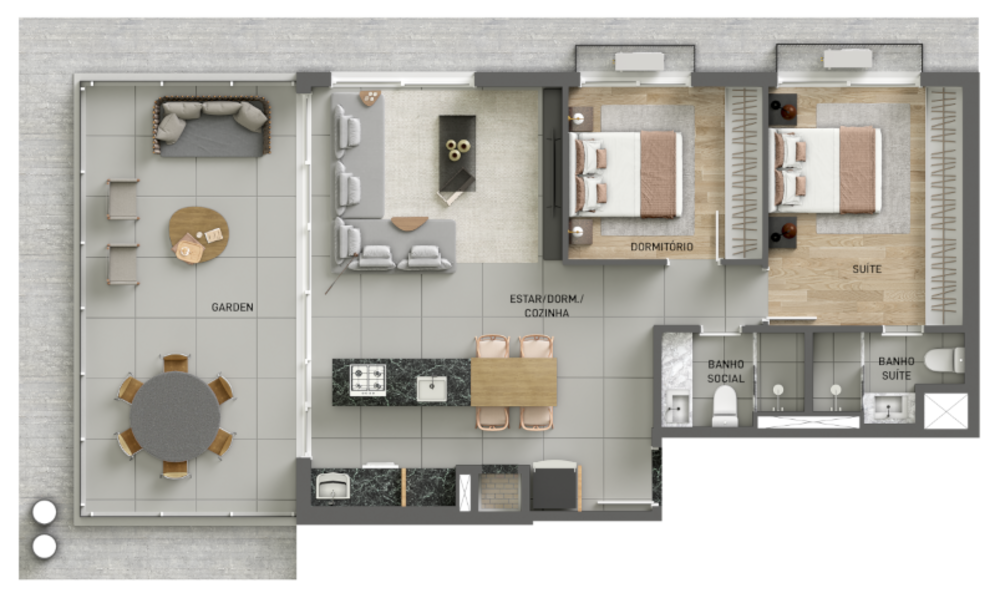 Apartamento, 2 quartos, 77 m² - Foto 8