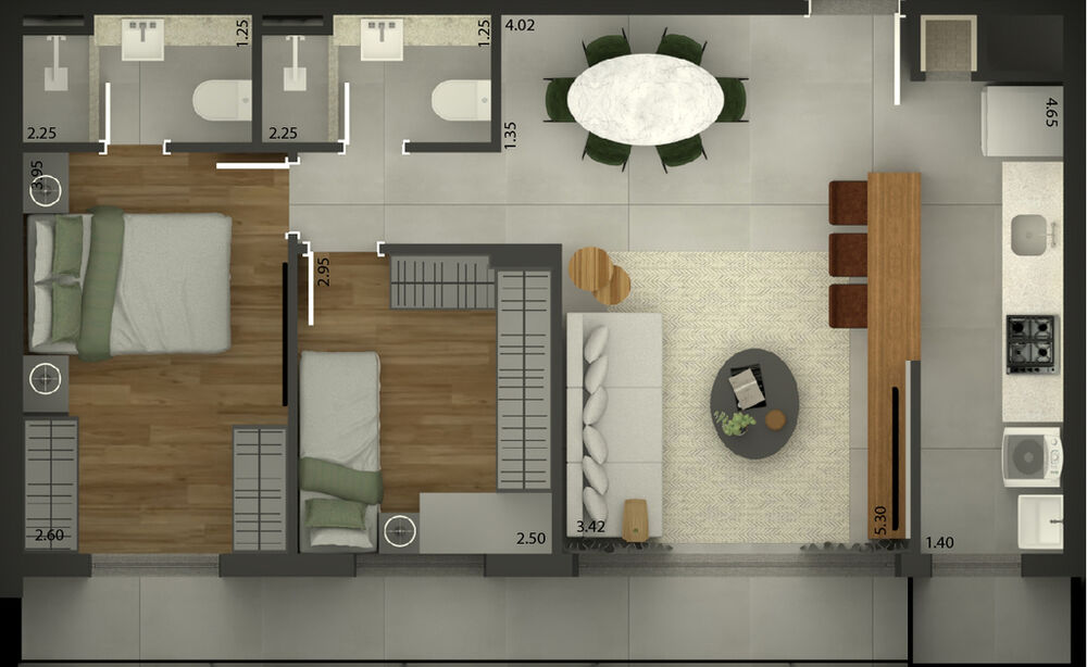 Apartamento à venda com 2 quartos, 69m² - Foto 9