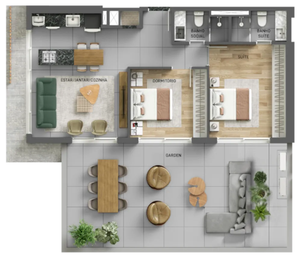 Apartamento, 1 quarto, 44 m² - Foto 25