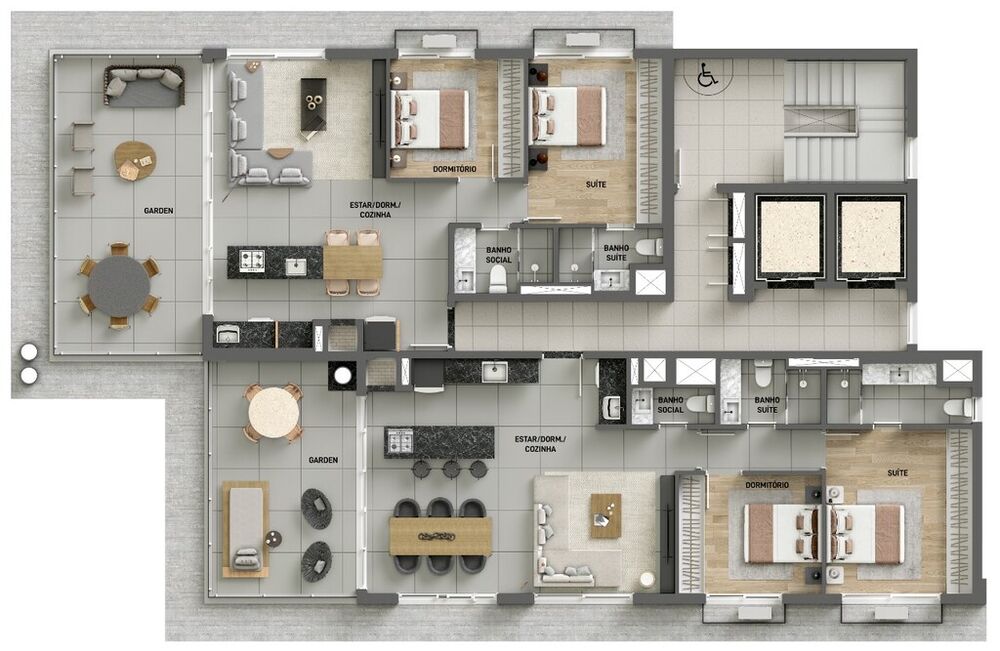 Apartamento, 1 quarto, 44 m² - Foto 5