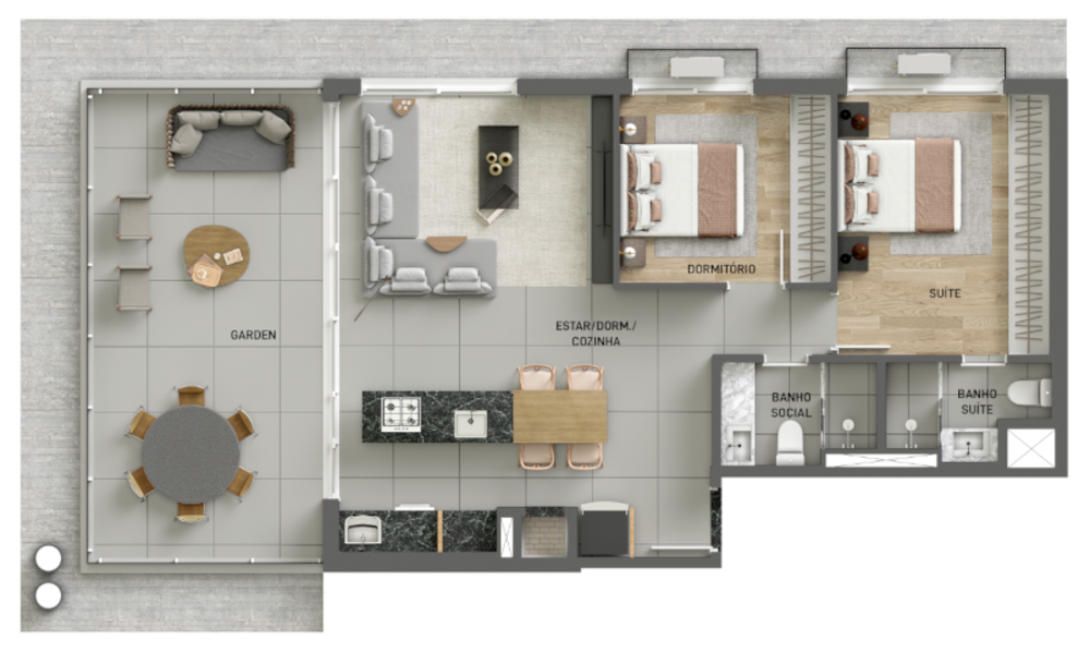 Apartamento, 1 quarto, 44 m² - Foto 20