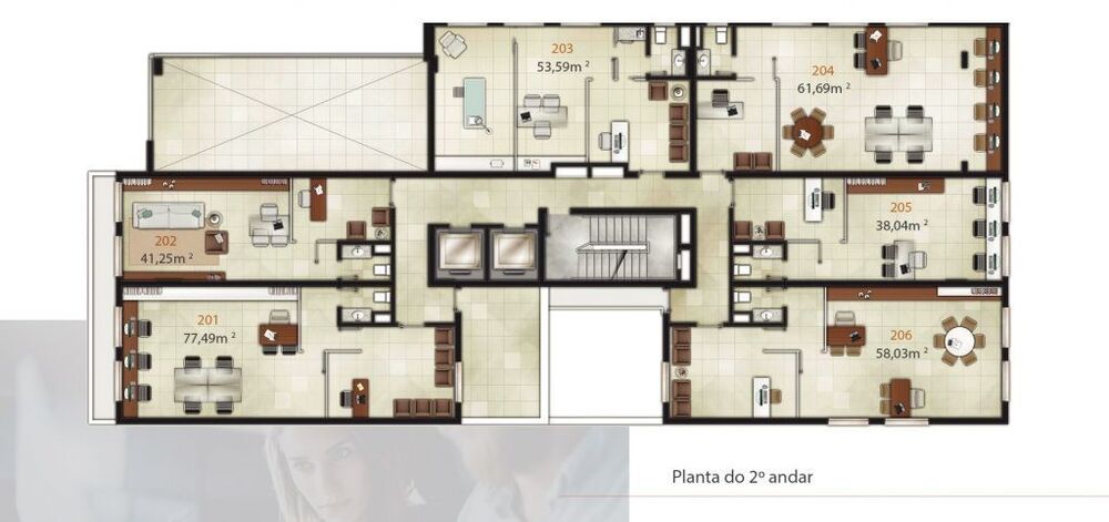 Sala-Conjunto, 45 m² - Foto 2