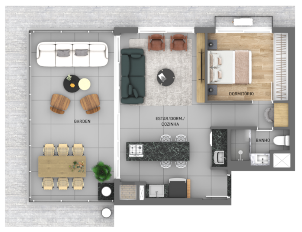 Apartamento, 1 quarto, 80 m² - Foto 17