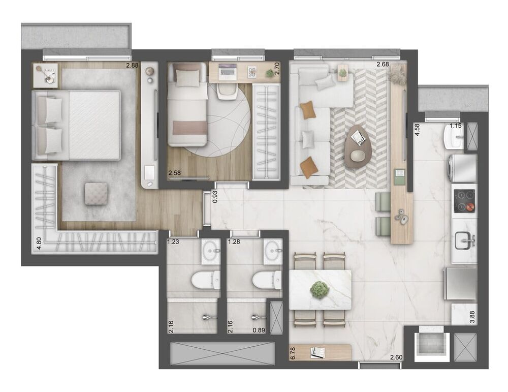 Apartamento à venda com 3 quartos, 90m² - Foto 23