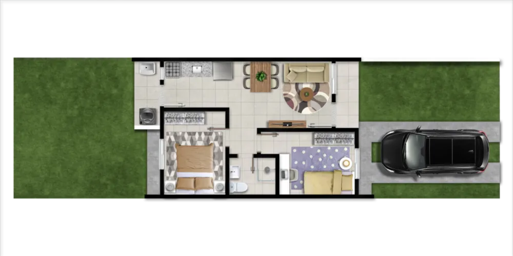 Casa, 2 quartos - Foto 5