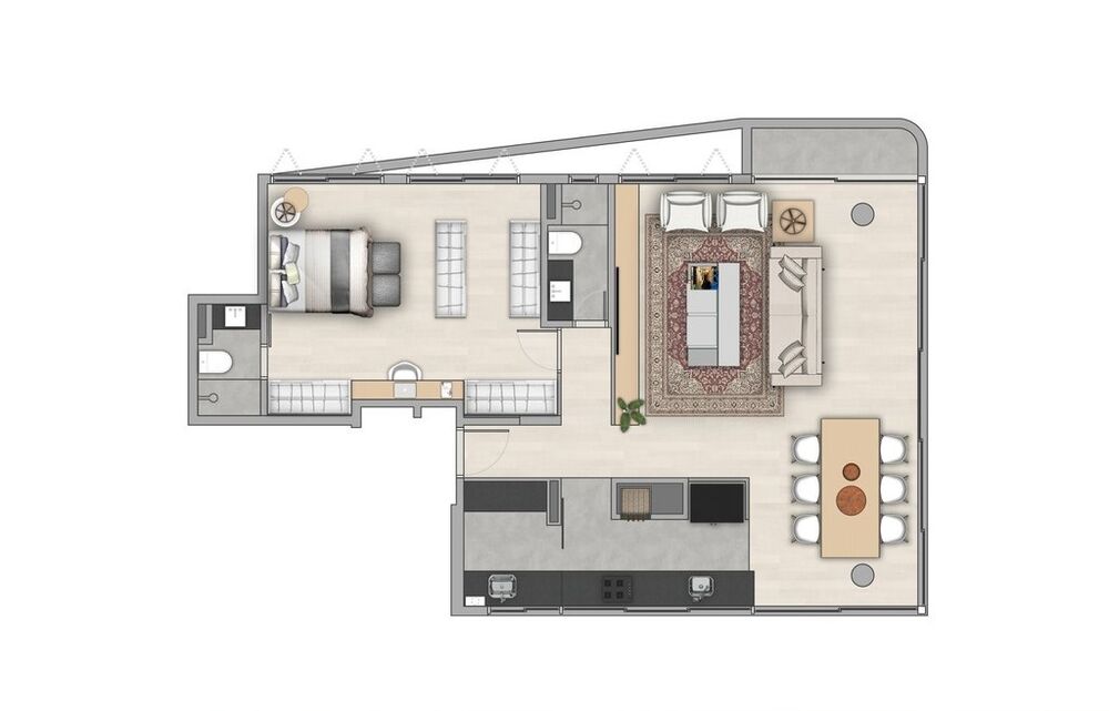 Apartamento, 3 quartos, 110 m² - Foto 1