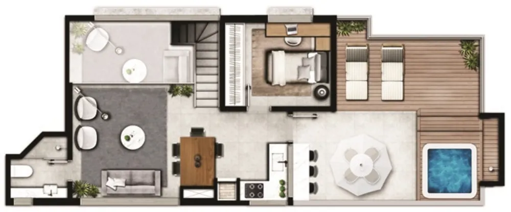 Cobertura, 3 quartos, 158 m² - Foto 12