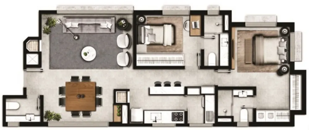 Cobertura, 3 quartos, 158 m² - Foto 10
