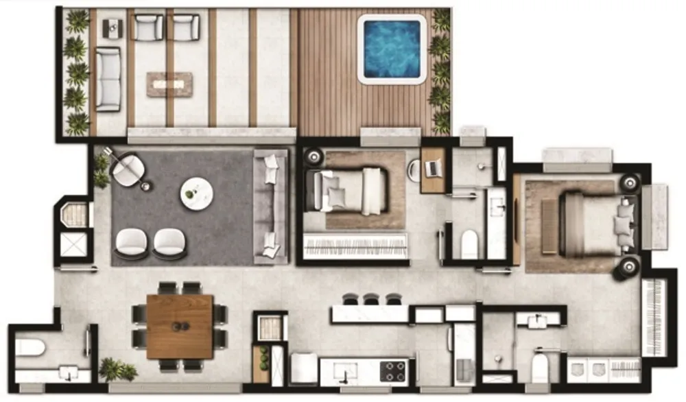 Cobertura, 3 quartos, 158 m² - Foto 11
