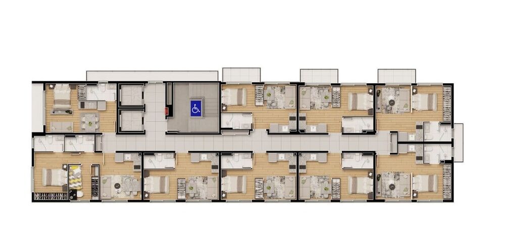 Apartamento, 1 quarto, 53 m² - Foto 1
