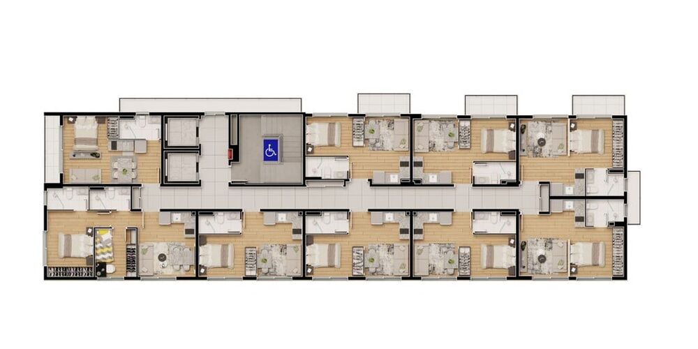 Apartamento, 1 quarto, 53 m² - Foto 3
