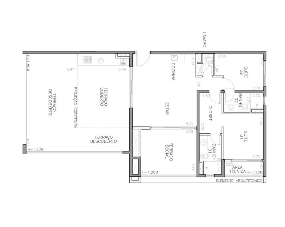 Apartamento, 2 quartos, 124 m² - Foto 10