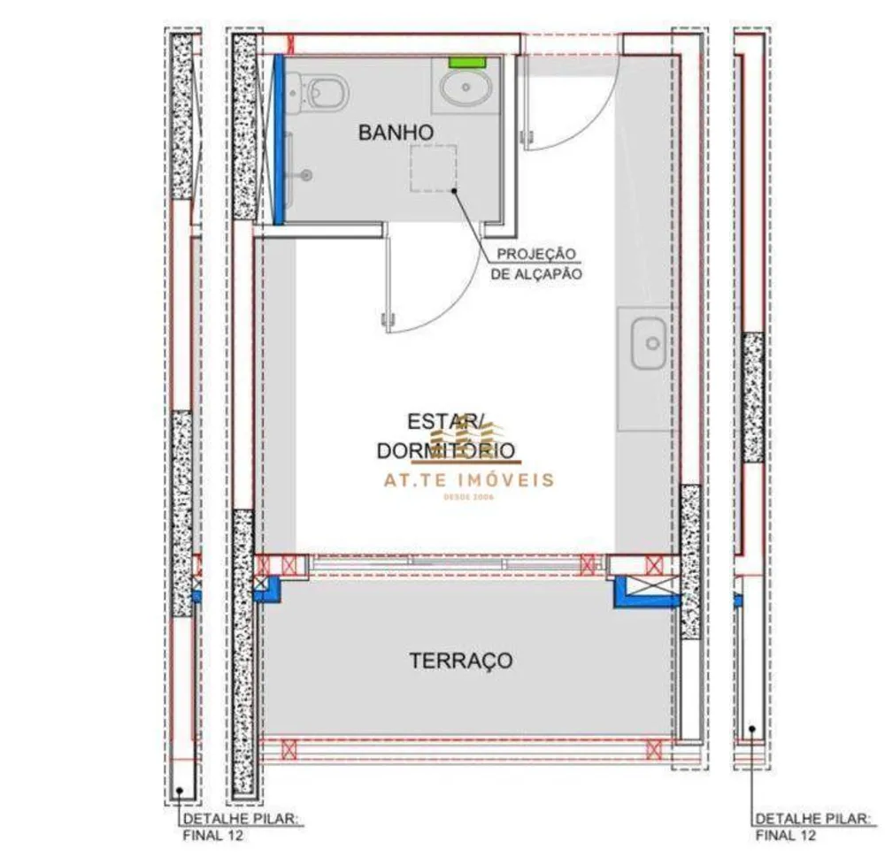 Kitnet-Studio, 30 m² - Foto 3