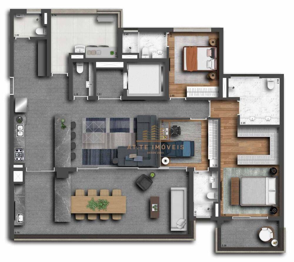 Apartamento à venda com 3 quartos, 173m² - Foto 27