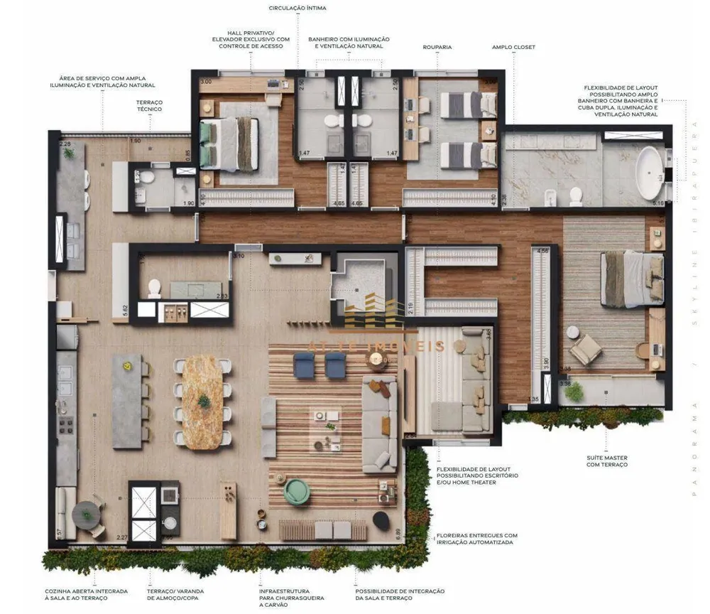 Apartamento, 4 quartos, 248 m² - Foto 4