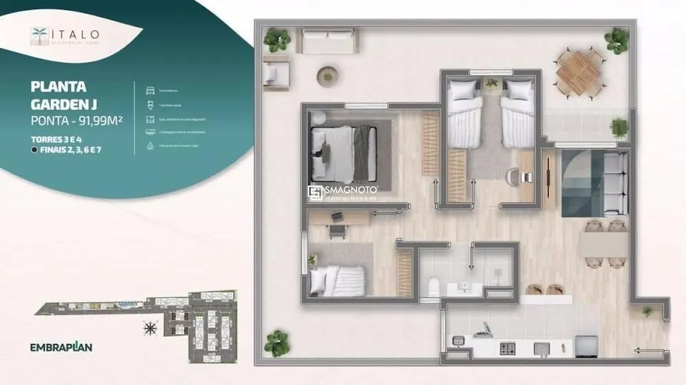 Apartamento, 2 quartos, 49 m² - Foto 5
