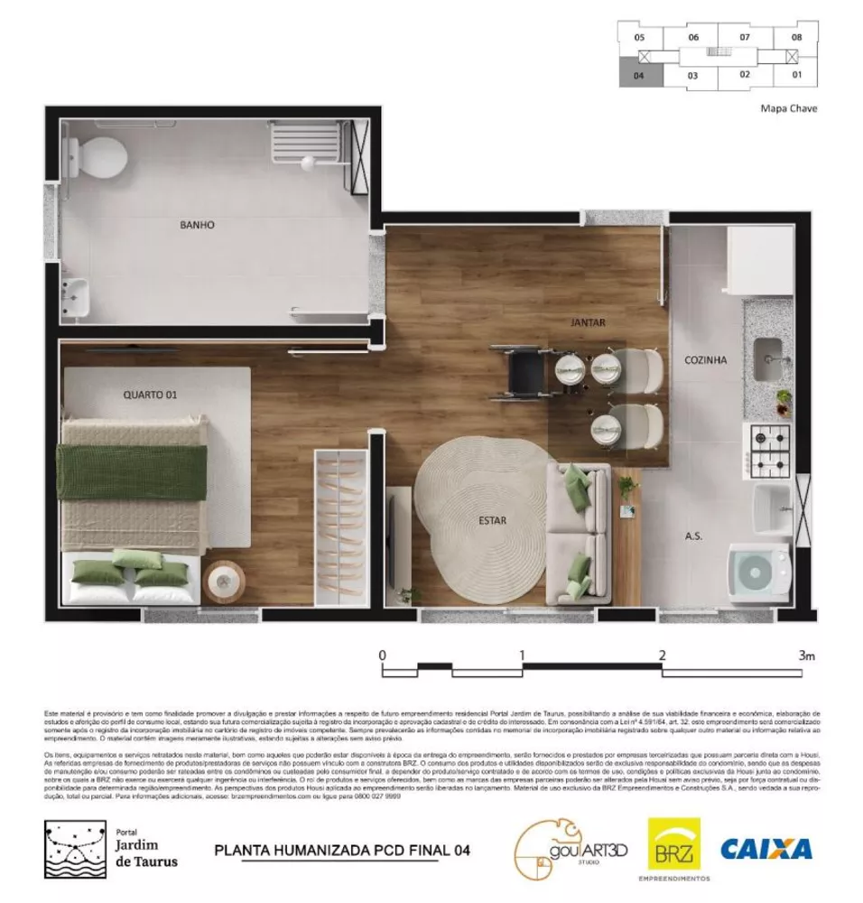 Apartamento, 2 quartos - Foto 4