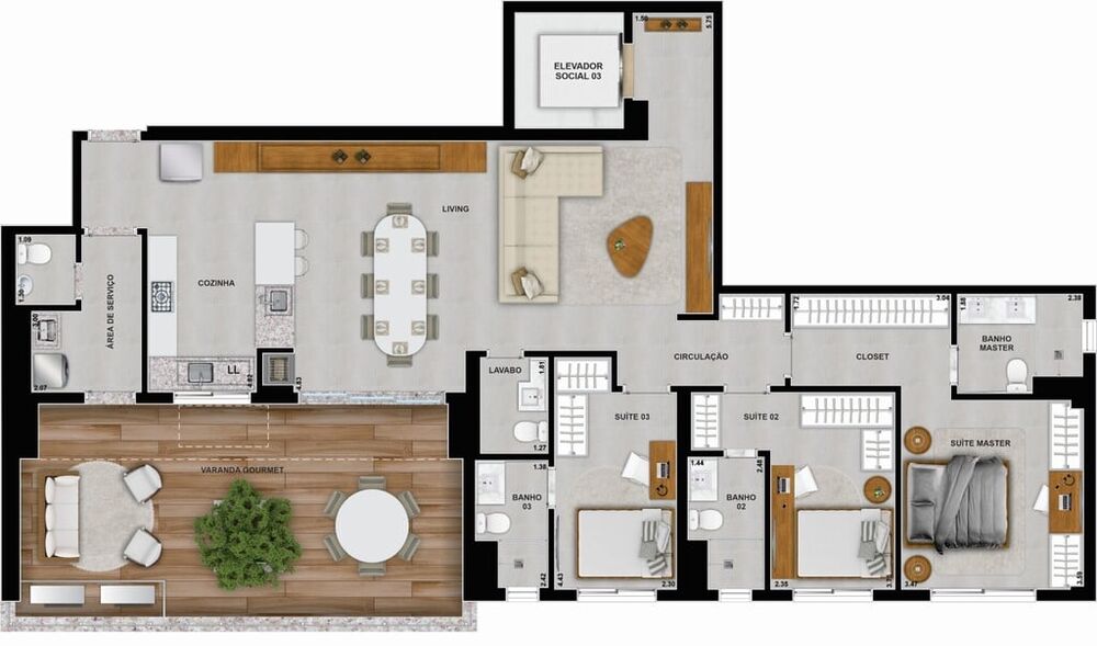 Apartamento, 4 quartos, 266 m² - Foto 11