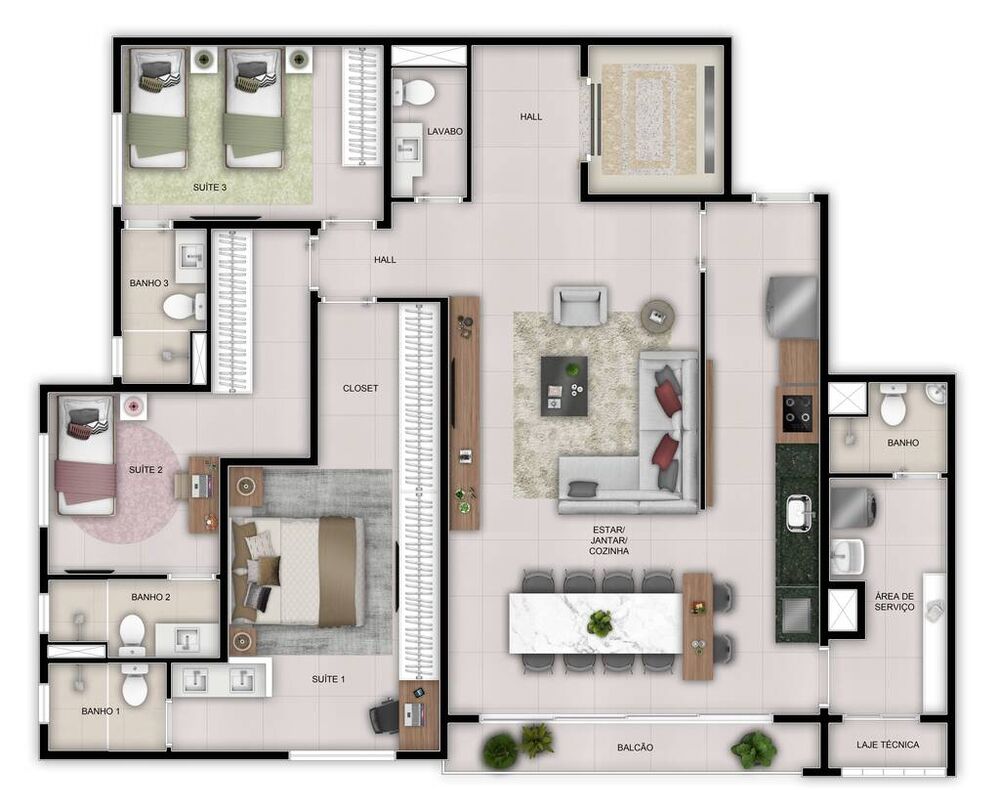 Apartamento, 3 quartos, 128 m² - Foto 24