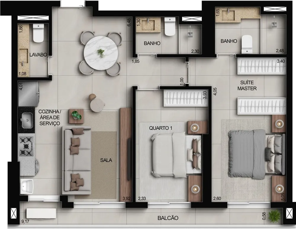 Apartamento, 3 quartos, 100 m² - Foto 11