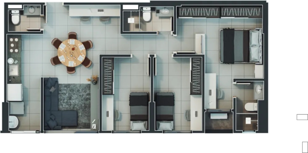 Apartamento, 3 quartos, 83 m² - Foto 6