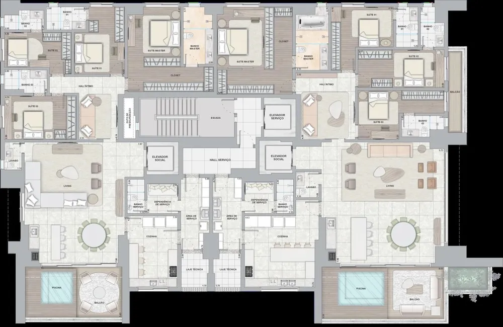 Apartamento, 4 quartos, 277 m² - Foto 12