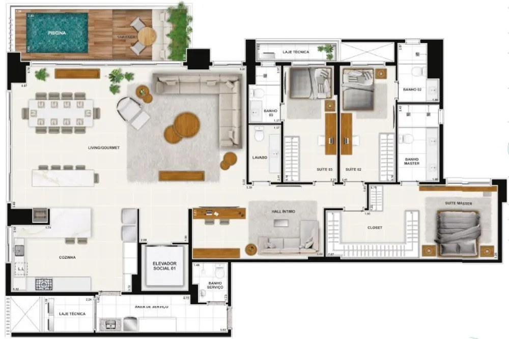 Apartamento, 4 quartos, 270 m² - Foto 16