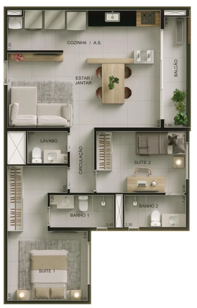 Apartamento, 1 quarto, 38 m² - Foto 15