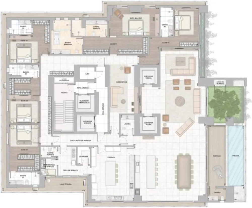 Apartamento, 4 quartos, 360 m² - Foto 16