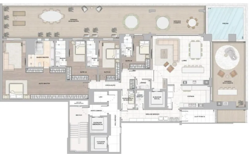 Apartamento, 4 quartos, 360 m² - Foto 14