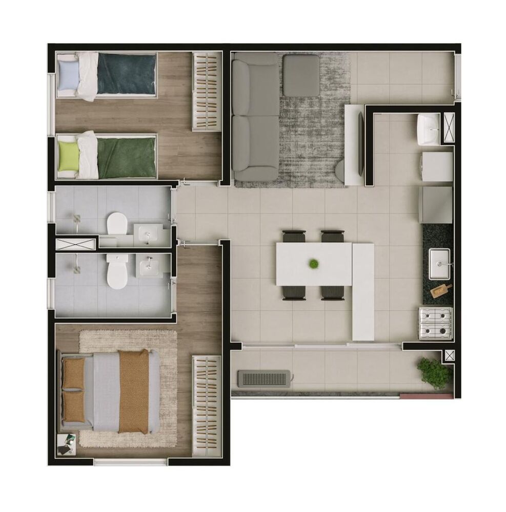 Apartamento, 2 quartos, 85 m² - Foto 12