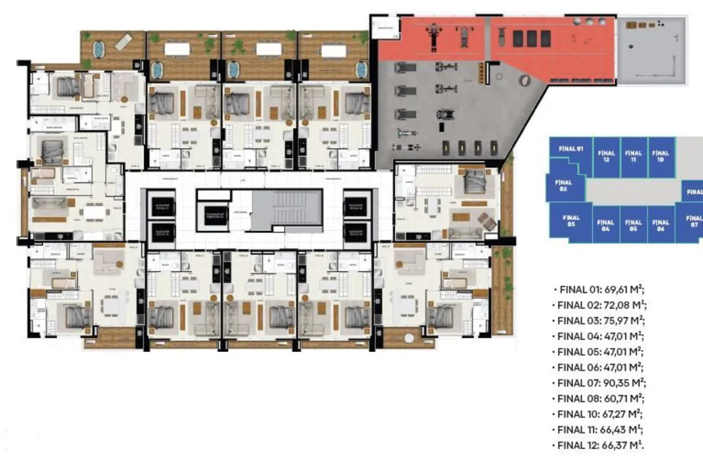 Apartamento, 2 quartos, 76 m² - Foto 13