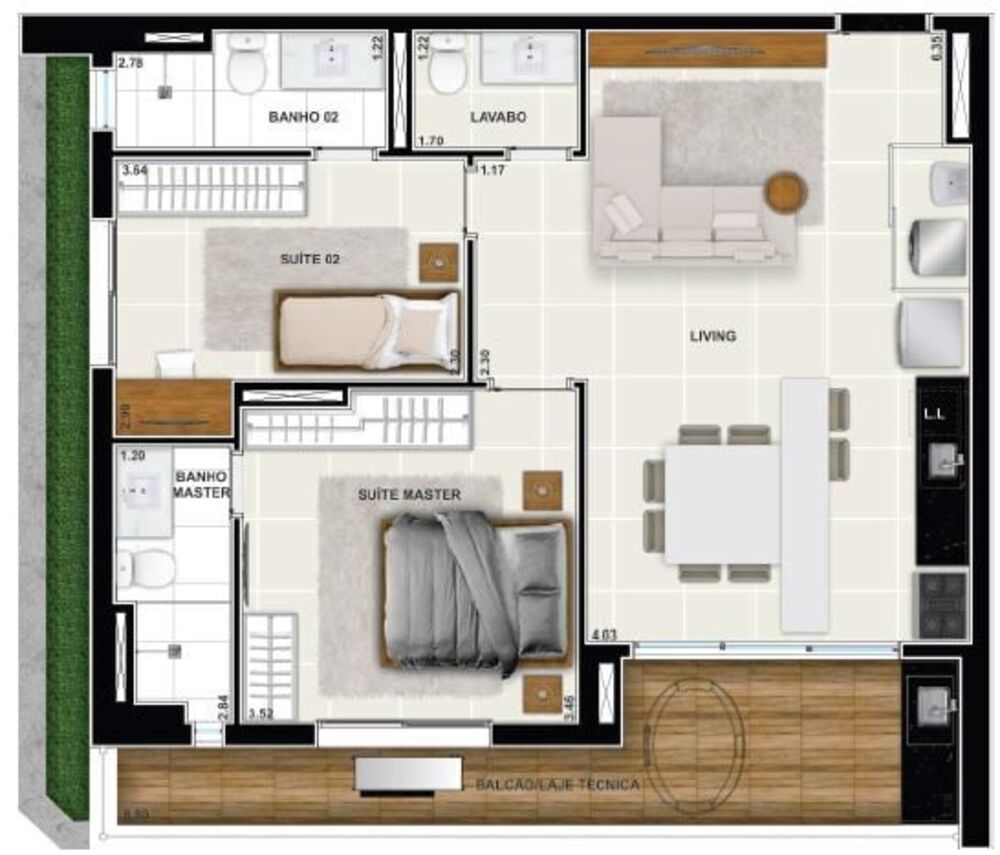 Apartamento, 2 quartos, 70 m² - Foto 31
