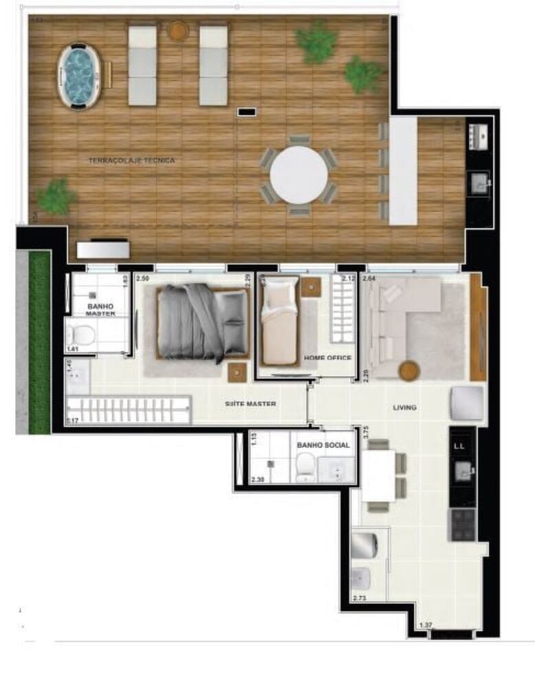 Apartamento, 2 quartos, 70 m² - Foto 32