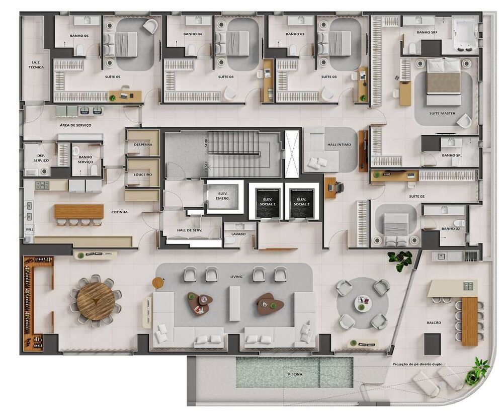 Apartamento, 4 quartos, 505 m² - Foto 21