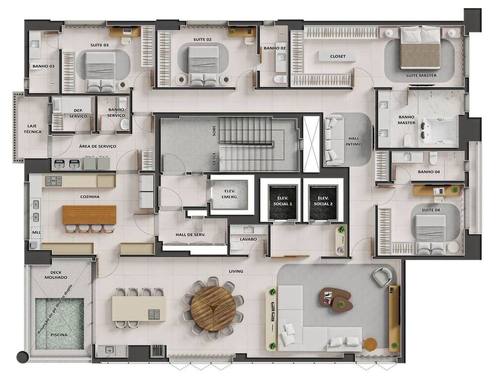 Apartamento, 4 quartos, 505 m² - Foto 19