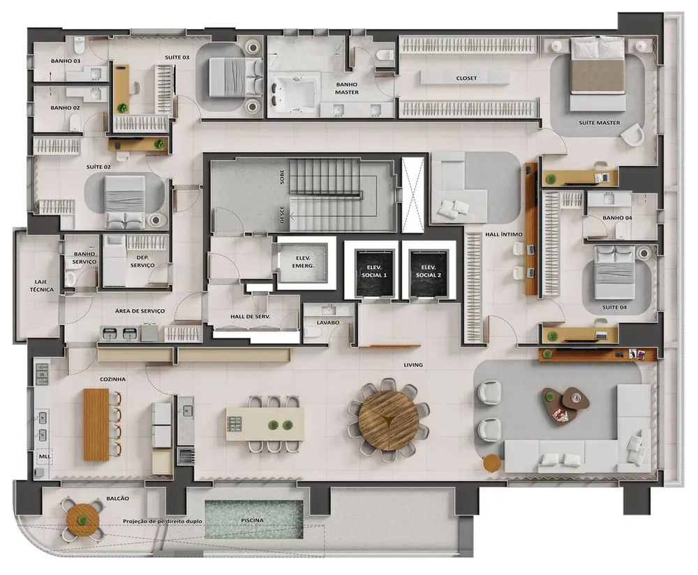 Apartamento, 4 quartos, 505 m² - Foto 43