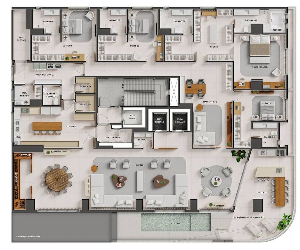 Apartamento, 4 quartos, 505 m² - Foto 9