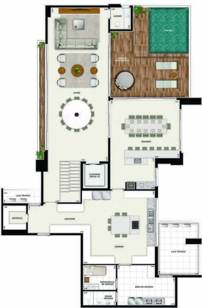 Apartamento, 4 quartos, 225 m² - Foto 1