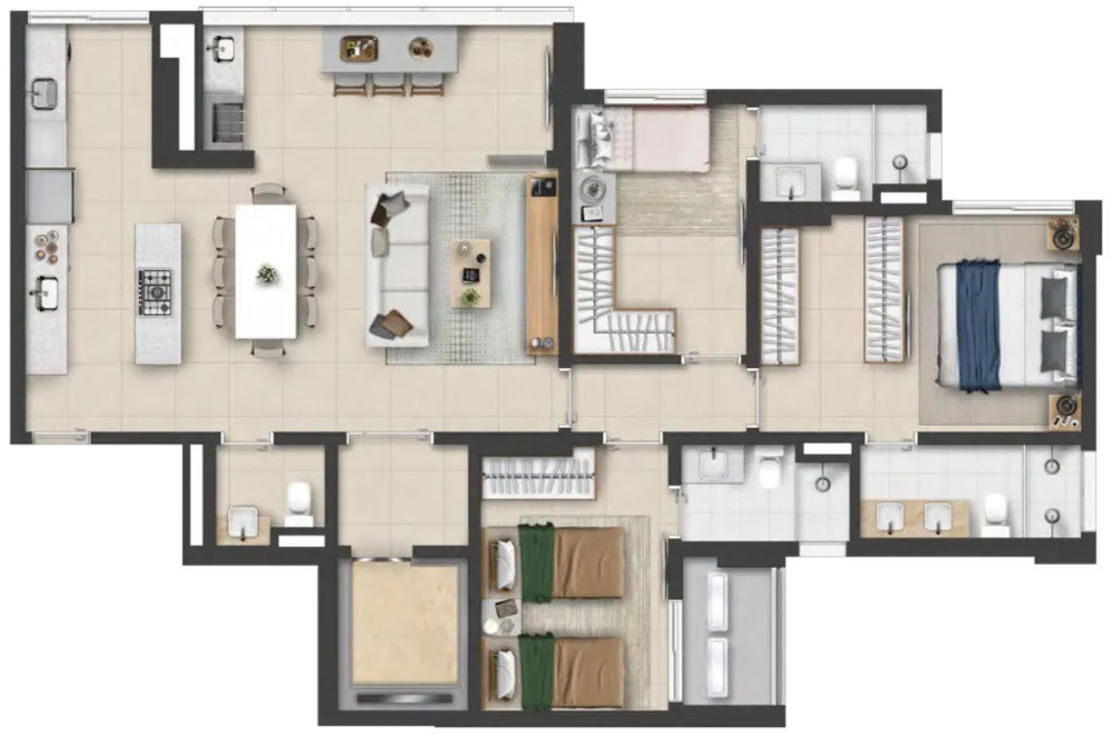 Apartamento, 3 quartos, 153 m² - Foto 9