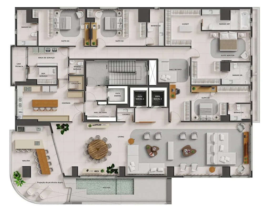 Apartamento, 4 quartos, 538 m² - Foto 15