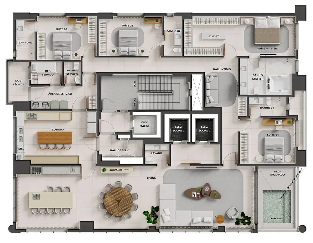 Apartamento, 4 quartos, 538 m² - Foto 13