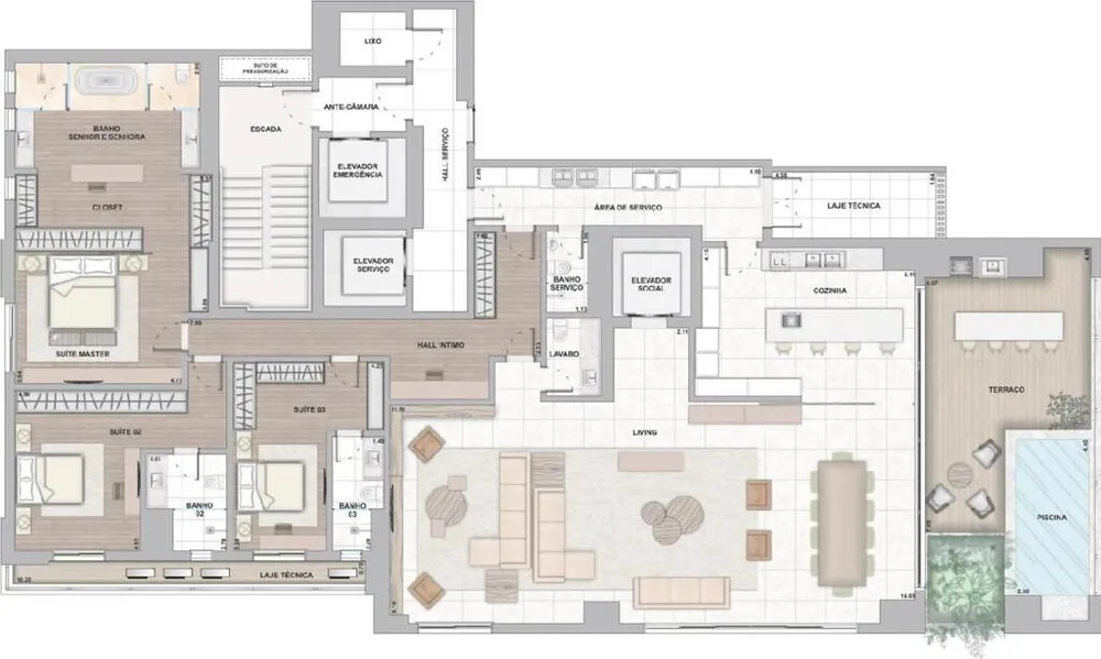 Apartamento, 4 quartos, 506 m² - Foto 13