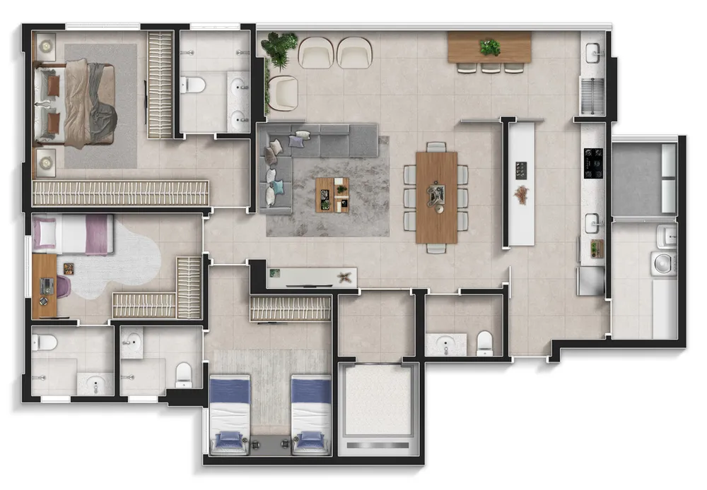 Apartamento, 3 quartos, 164 m² - Foto 17